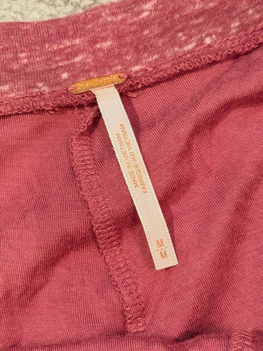Free People Heathered Reddish Purple Tube Top - Picture 4 of 6